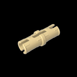GDS-2139 - Technic Pin with Friction Ridges Lengthwise and Center Slots