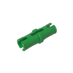 GDS-2139 - Technic Pin with Friction Ridges Lengthwise and Center Slots