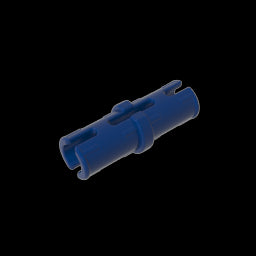 GDS-2139 - Technic Pin with Friction Ridges Lengthwise and Center Slots