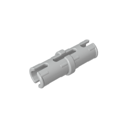 GDS-2139 - Technic Pin with Friction Ridges Lengthwise and Center Slots