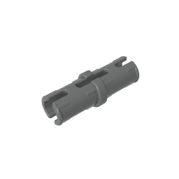 GDS-2139 - Technic Pin with Friction Ridges Lengthwise and Center Slots