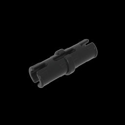 GDS-2139 - Technic Pin with Friction Ridges Lengthwise and Center Slots