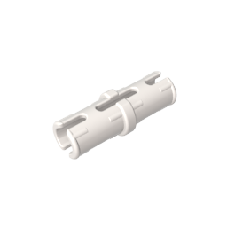 GDS-2139 - Technic Pin with Friction Ridges Lengthwise and Center Slots