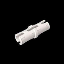 GDS-2139 - Technic Pin with Friction Ridges Lengthwise and Center Slots