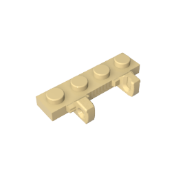 GDS-894 - Hinge Plate 1 x 4 Locking Dual 1 Finger