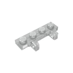 GDS-894 - Hinge Plate 1 x 4 Locking Dual 1 Finger