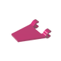 GDS-895 - Flag 2 x 2 Trapezoid with 2 Clips [Thick U Clips]