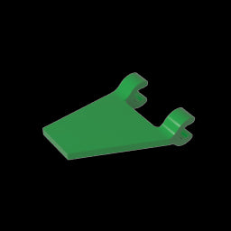 GDS-895 - Flag 2 x 2 Trapezoid with 2 Clips [Thick U Clips]