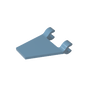 GDS-895 - Flag 2 x 2 Trapezoid with 2 Clips [Thick U Clips]