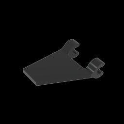 GDS-895 - Flag 2 x 2 Trapezoid with 2 Clips [Thick U Clips]