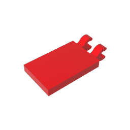 GDS-896 - Tile Special 2 x 3 with 2 Clips [Angled Clips]