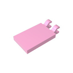 GDS-896 - Tile Special 2 x 3 with 2 Clips [Angled Clips]