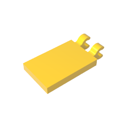 GDS-896 - Tile Special 2 x 3 with 2 Clips [Angled Clips]