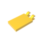 GDS-896 - Tile Special 2 x 3 with 2 Clips [Angled Clips]