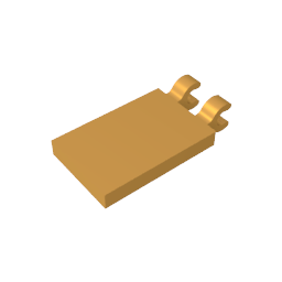 GDS-896 - Tile Special 2 x 3 with 2 Clips [Angled Clips]