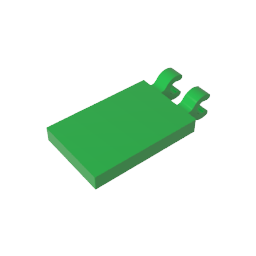 GDS-896 - Tile Special 2 x 3 with 2 Clips [Angled Clips]