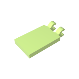 GDS-896 - Tile Special 2 x 3 with 2 Clips [Angled Clips]