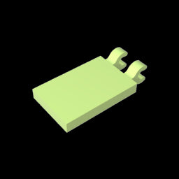 GDS-896 - Tile Special 2 x 3 with 2 Clips [Angled Clips]