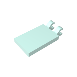 GDS-896 - Tile Special 2 x 3 with 2 Clips [Angled Clips]