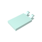 GDS-896 - Tile Special 2 x 3 with 2 Clips [Angled Clips]