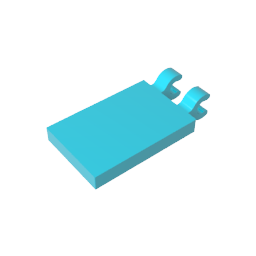 GDS-896 - Tile Special 2 x 3 with 2 Clips [Angled Clips]