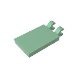 GDS-896 - Tile Special 2 x 3 with 2 Clips [Angled Clips]