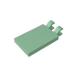 GDS-896 - Tile Special 2 x 3 with 2 Clips [Angled Clips]