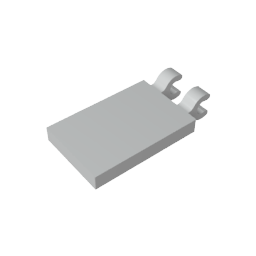 GDS-896 - Tile Special 2 x 3 with 2 Clips [Angled Clips]