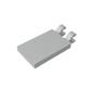GDS-896 - Tile Special 2 x 3 with 2 Clips [Angled Clips]