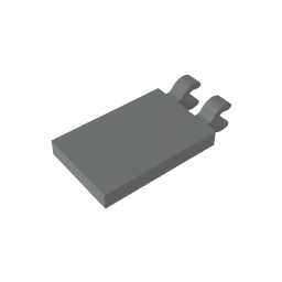 GDS-896 - Tile Special 2 x 3 with 2 Clips [Angled Clips]