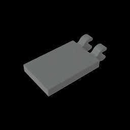 GDS-896 - Tile Special 2 x 3 with 2 Clips [Angled Clips]