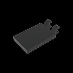 GDS-896 - Tile Special 2 x 3 with 2 Clips [Angled Clips]