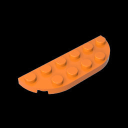 GDS-899 - Plate Round Corner 2 x 6 Double