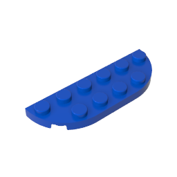 GDS-899 - Plate Round Corner 2 x 6 Double
