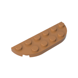 GDS-899 - Plate Round Corner 2 x 6 Double