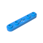 GDS-900 - Technic Plate 1 x 5 with Smooth Ends, 4 Studs and Centre Axle Hole