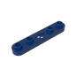 GDS-900 - Technic Plate 1 x 5 with Smooth Ends, 4 Studs and Centre Axle Hole