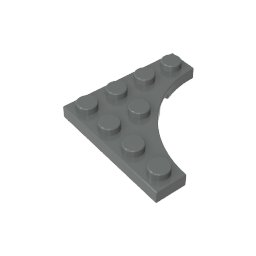 GDS-90033 - Plate Special 4 x 4 with Curved Cutout