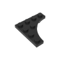 GDS-90033 - Plate Special 4 x 4 with Curved Cutout