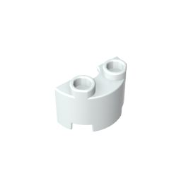 GDS-90040 - Brick Round, Half 1 x 2