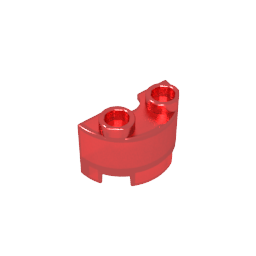 GDS-90040 - Brick Round, Half 1 x 2