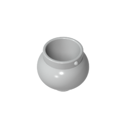 GDS-90061 - Minifig Pot Small with Handle Holders