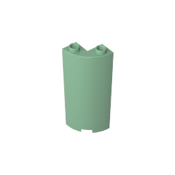 GDS-90070 - Cylinder Quarter 2 x 2 x 5 (Wall)
