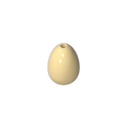 GDS-90071 - Food Egg with 1.5mm Hole [Plain]