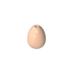GDS-90071 - Food Egg with 1.5mm Hole [Plain]