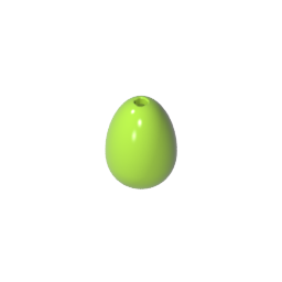 GDS-90071 - Food Egg with 1.5mm Hole [Plain]