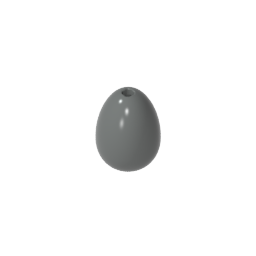 GDS-90071 - Food Egg with 1.5mm Hole [Plain]
