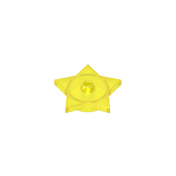 GDS-90072 - Plate Special 5-Point Star 4 x 4 2/3 with One Stud