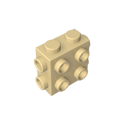 GDS-90082 - Brick Special 1 x 2 x 1 2/3 with Eight Studs on 3 Sides