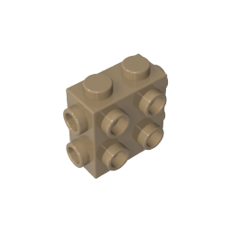 GDS-90082 - Brick Special 1 x 2 x 1 2/3 with Eight Studs on 3 Sides